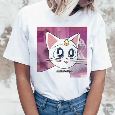 Sailor Moon Anime Short Sleeve T-Shirt