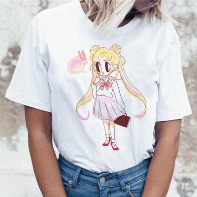 Sailor Moon Anime Short Sleeve T-Shirt
