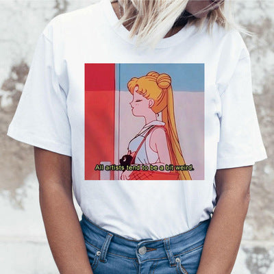 Sailor Moon Anime Short Sleeve T-Shirt