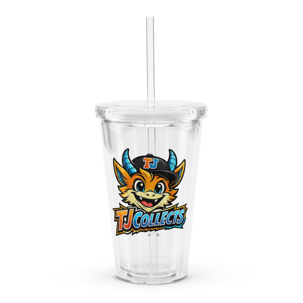 Double Wall Clear Plastic Tumbler (16 oz)