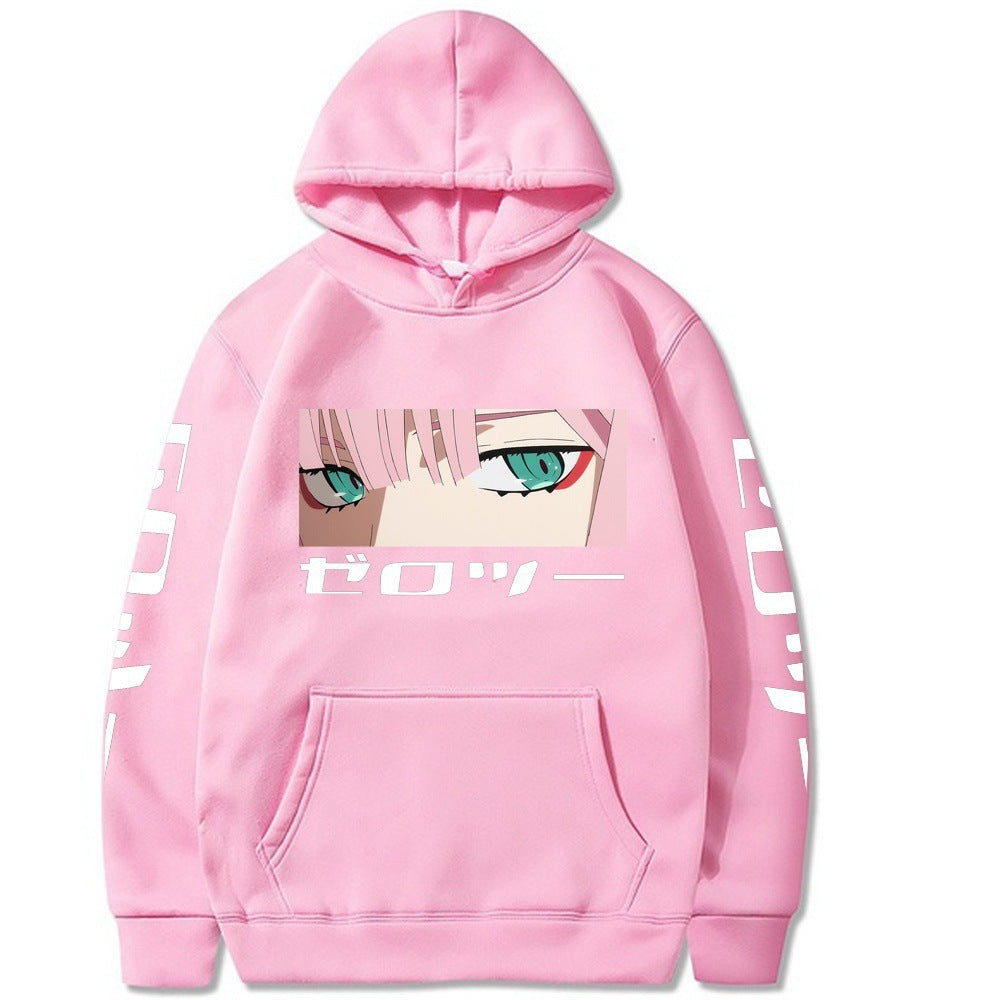 Anime Print Women's Hooded Sweatshirt