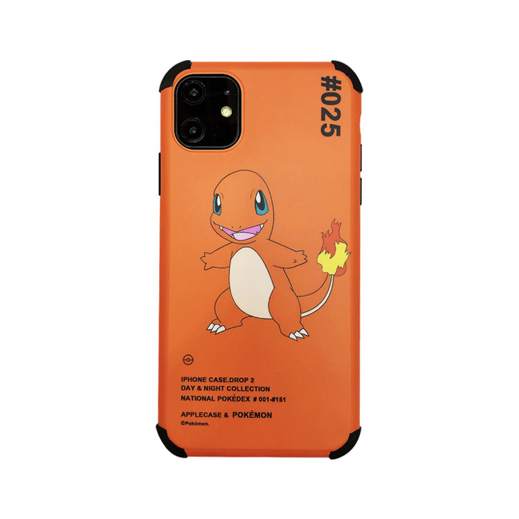 Cartoon Gengar Charmander Silicone Case for iPhone 11 Pro Max