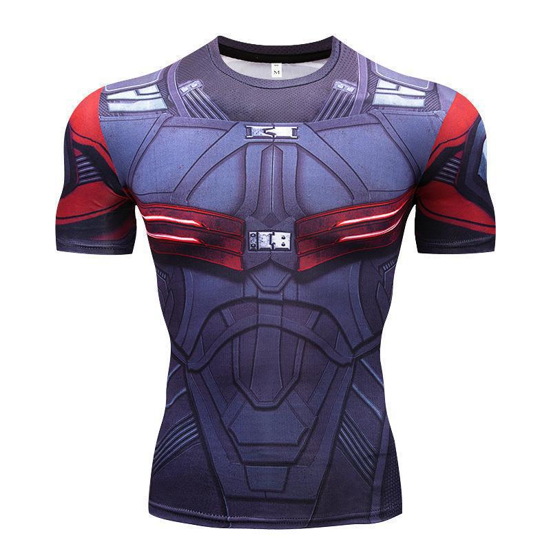 Marvel DC Superheroes 3D Digital Print T-Shirt