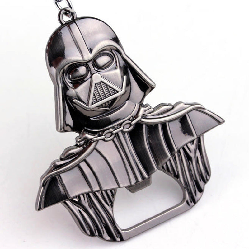 Alloy Beer Bottle Opener Keychain - Star Wars Darth Vader