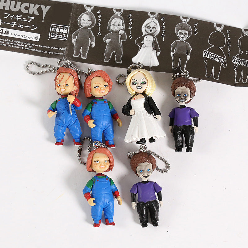 Chucky Keychain Figure and Doll Collectible Charm