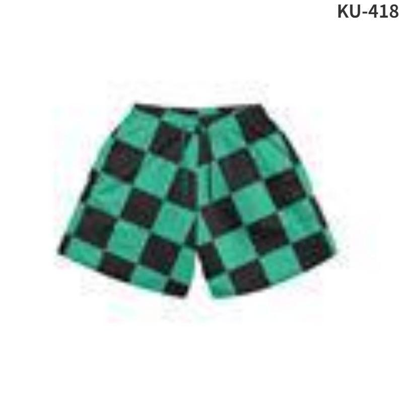 Anime Print Men's Beach Shorts