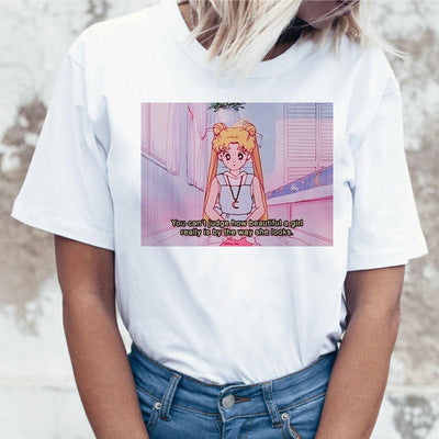 Sailor Moon Anime Short Sleeve T-Shirt