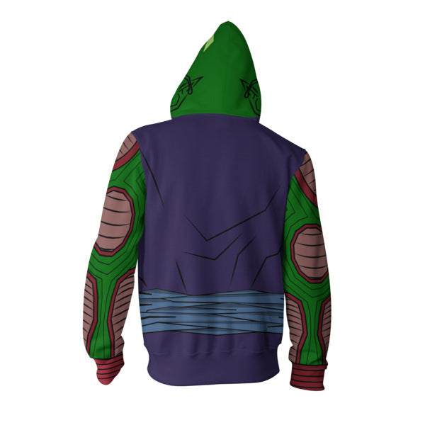 3D Anime Print Zip Hoodie with Hood (Direct from Manufacturer)