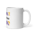 TJCollects Store Merch White Mug