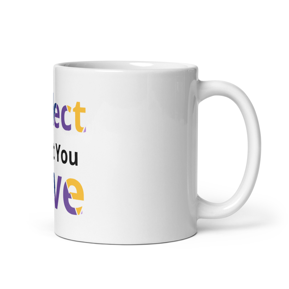 TJCollects Store Merch White Mug