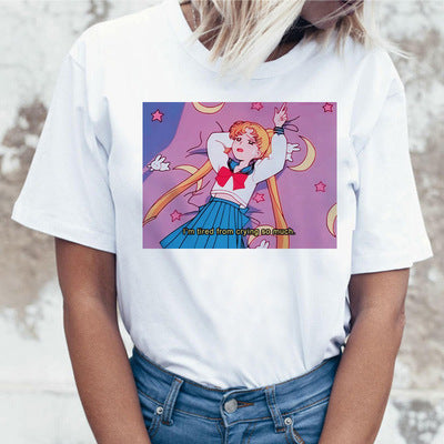Sailor Moon Anime Short Sleeve T-Shirt