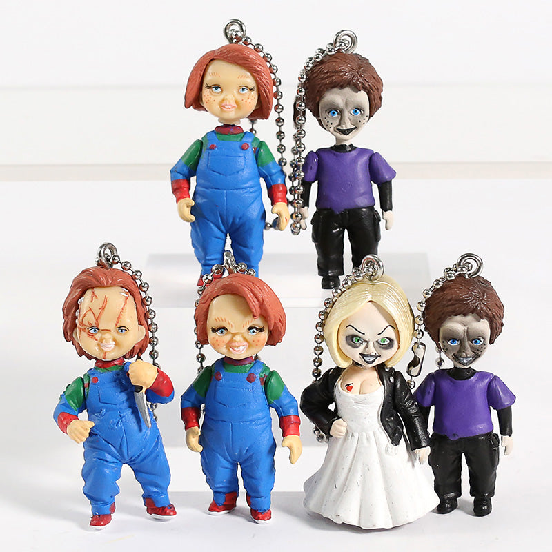 Chucky Keychain Figure and Doll Collectible Charm