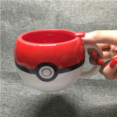 Creative Pokemon Go Ceramic Pokeball Mug Cup
