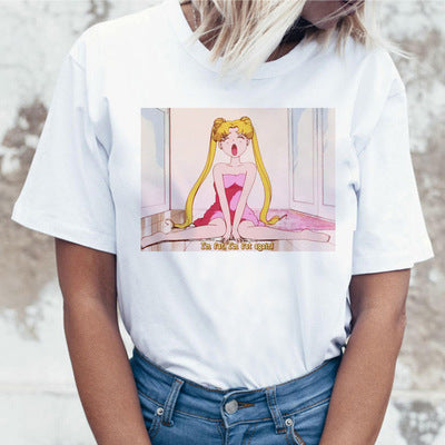 Sailor Moon Anime Short Sleeve T-Shirt