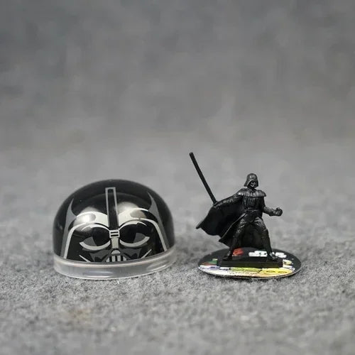 Star Wars Capsule Toy Darth Vader Imperial Stormtrooper Yoda R2-D2 C-3PO Action Figures Desktop Ornaments Collectible Toys Gifts