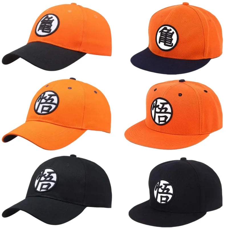 High Quality Anime Dragon Ball Goku Snapback Cap Cotton Baseball Cap For Men Women Hip Hop Dad Hat Bone Garros Dropshipping