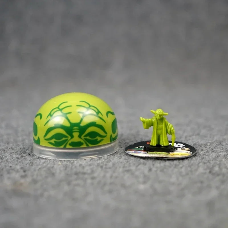 Star Wars Capsule Toy Darth Vader Imperial Stormtrooper Yoda R2-D2 C-3PO Action Figures Desktop Ornaments Collectible Toys Gifts