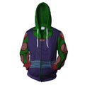 3D Anime Print Zip Hoodie with Hood (Direct from Manufacturer)