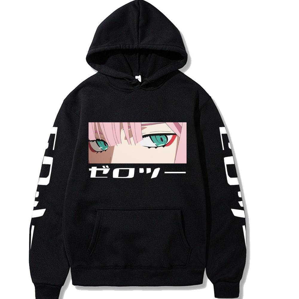 Anime Print Women's Hooded Sweatshirt