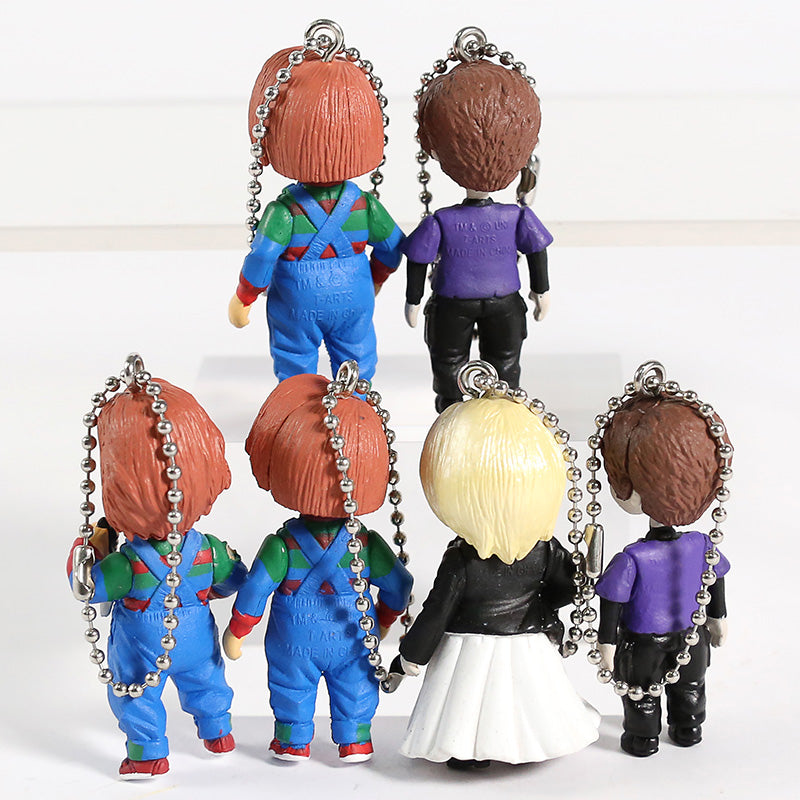Chucky Keychain Figure and Doll Collectible Charm