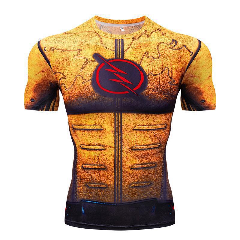Marvel DC Superheroes 3D Digital Print T-Shirt