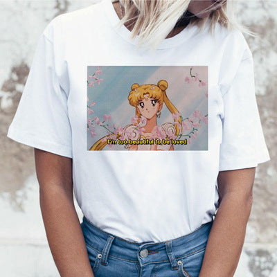 Sailor Moon Anime Short Sleeve T-Shirt