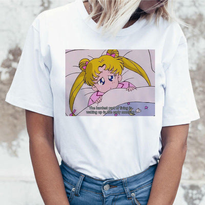 Sailor Moon Anime Short Sleeve T-Shirt
