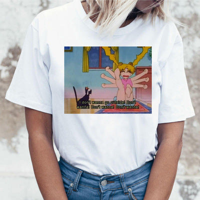 Sailor Moon Anime Short Sleeve T-Shirt
