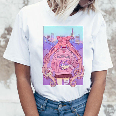 Sailor Moon Anime Short Sleeve T-Shirt