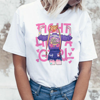 Sailor Moon Anime Short Sleeve T-Shirt