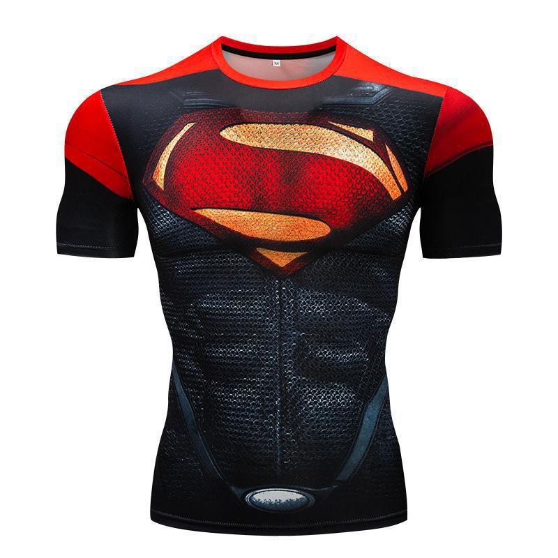 Marvel DC Superheroes 3D Digital Print T-Shirt