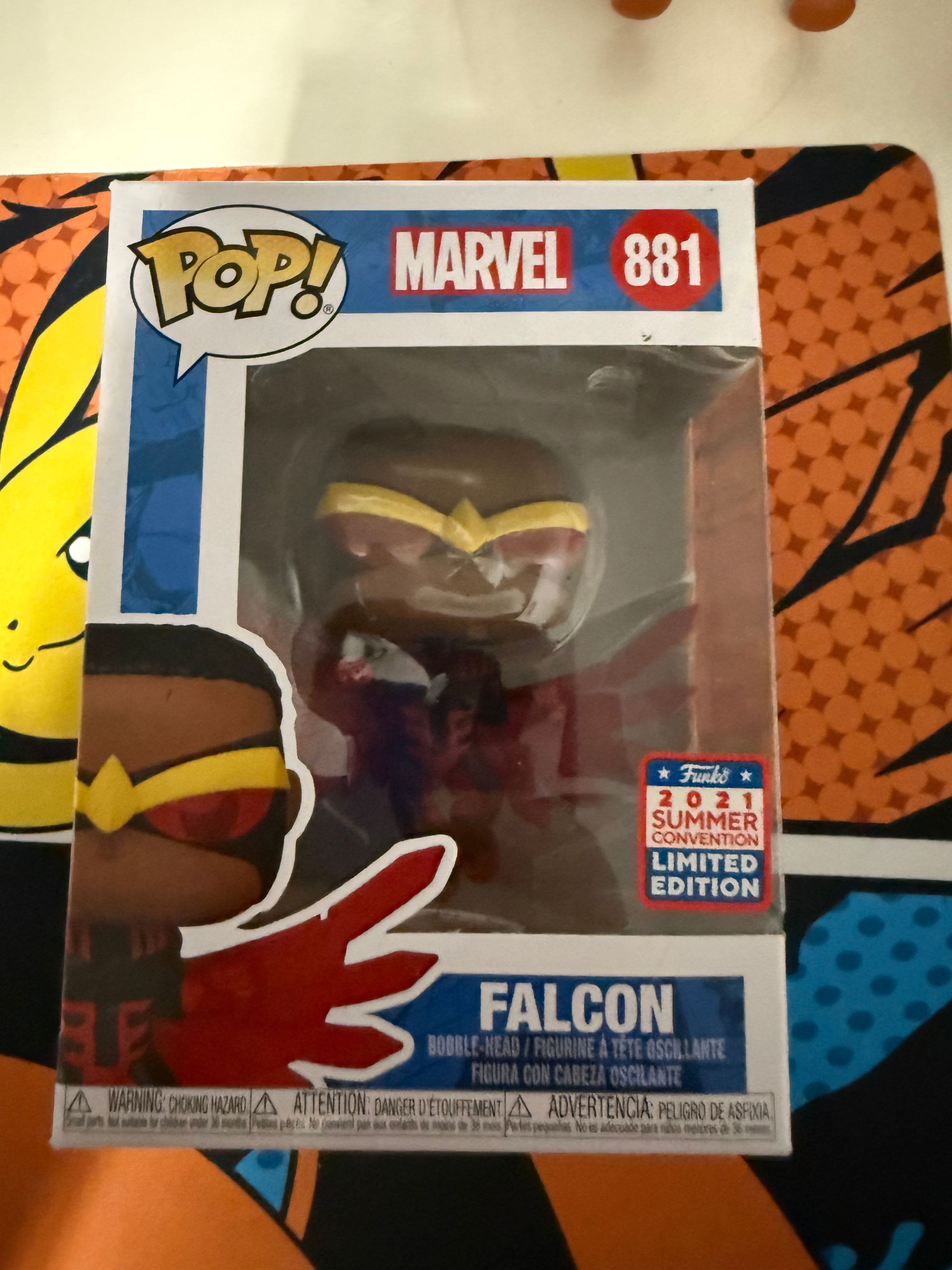 Falcon Funko Pop - Shared Sticker
