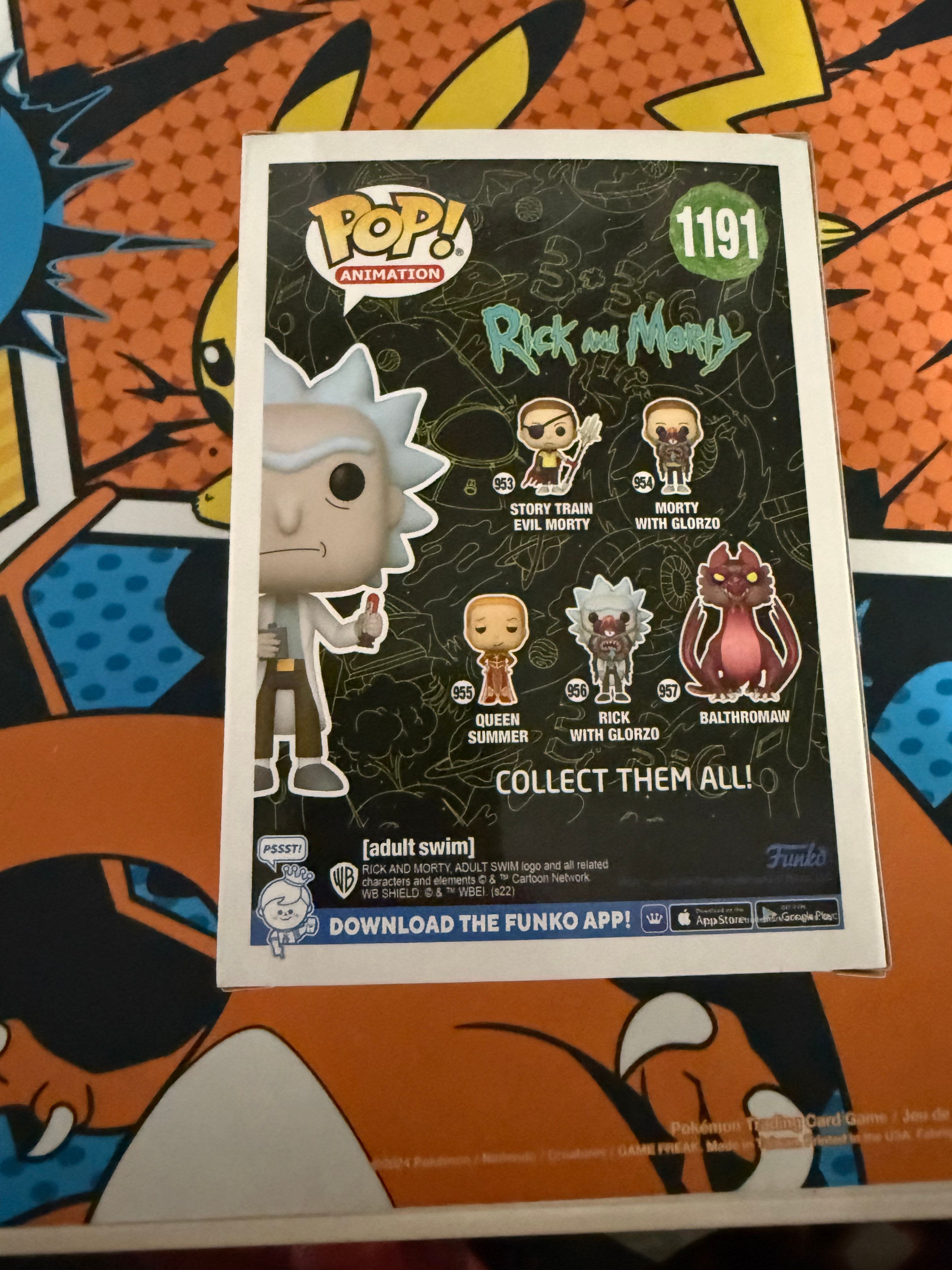 Rick with Memory Vial Funko Pop - Rick and Morty
