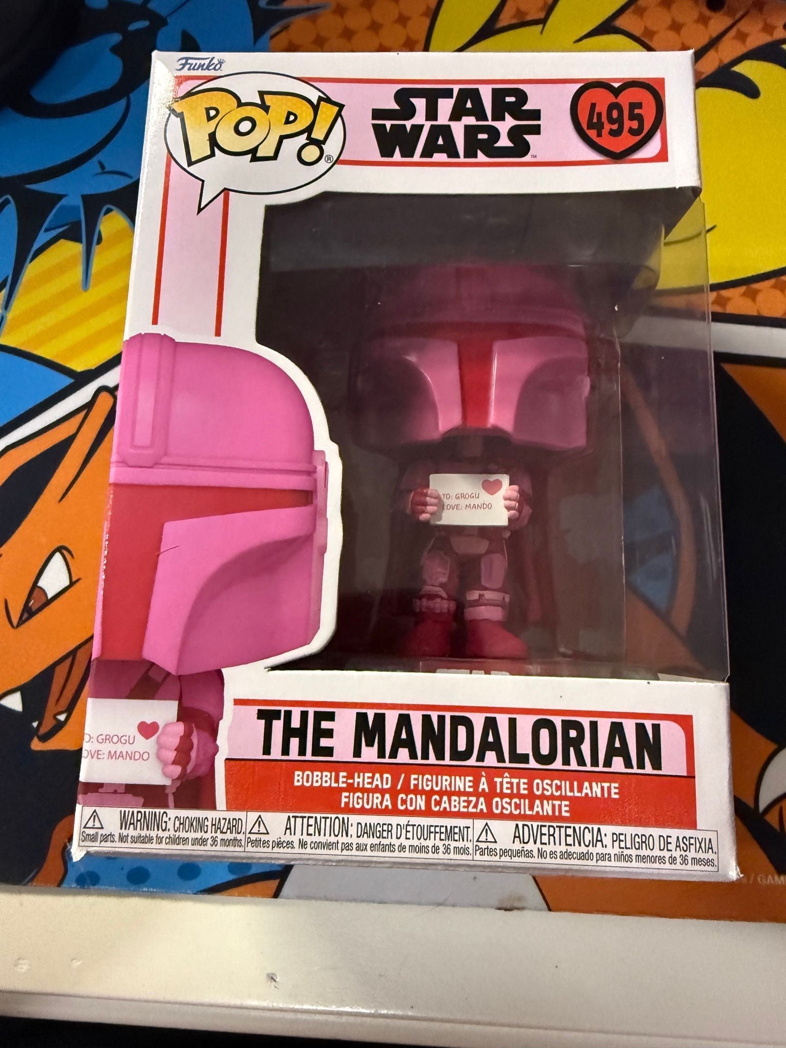 Valentine's Day Mandalorian Funko Pop