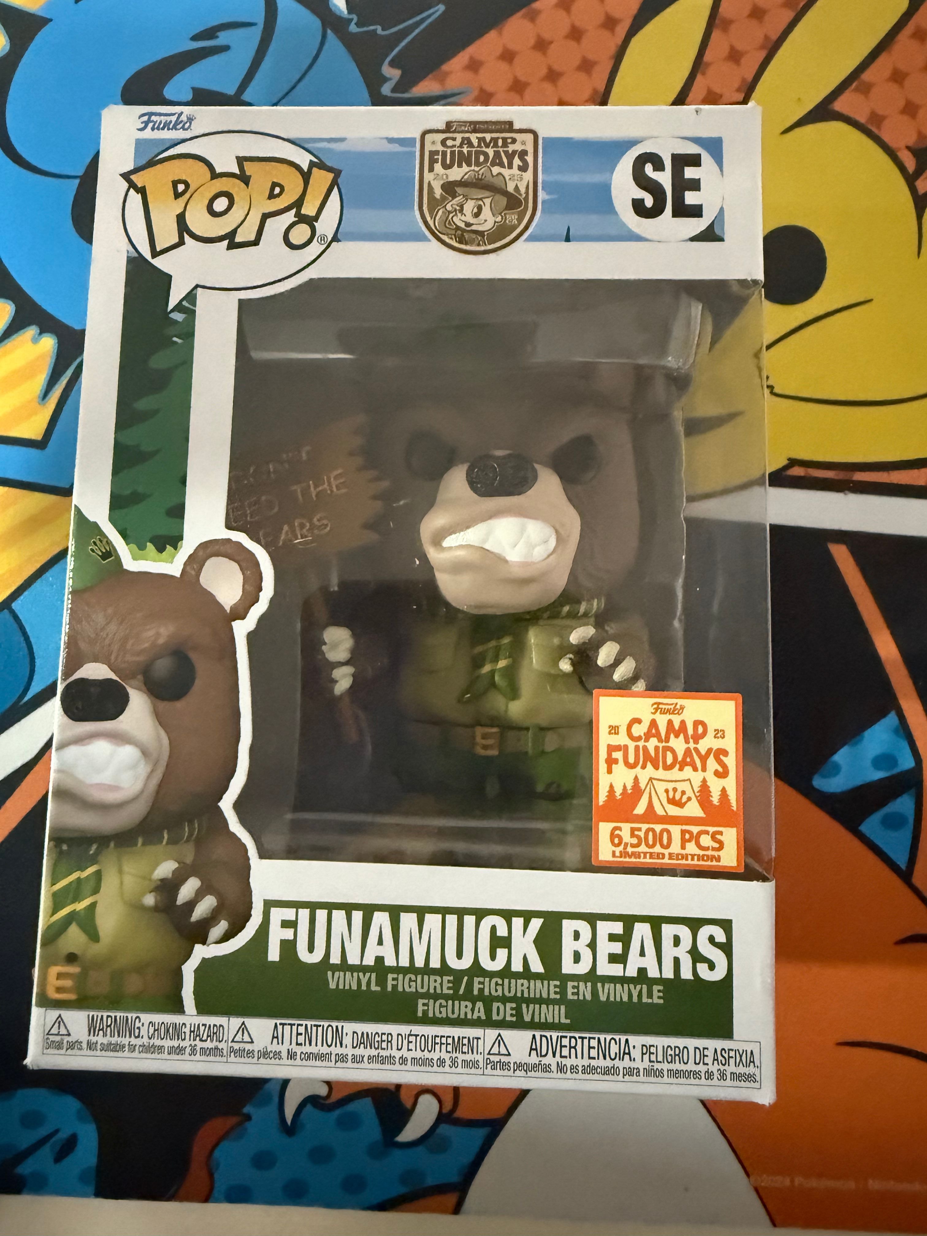 Funamuck Bears Mascot Funko Pop - Camp Fundays