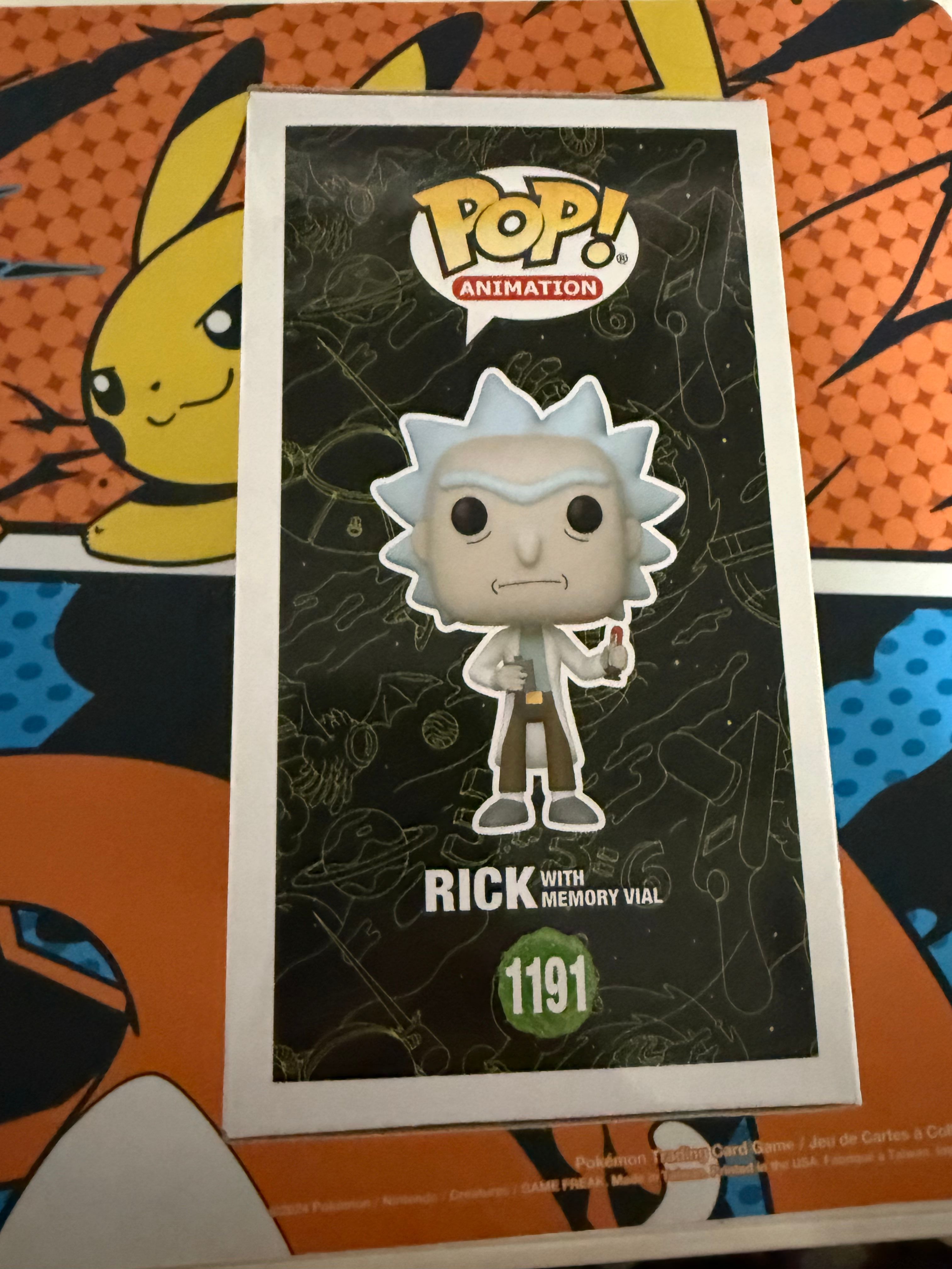 Rick with Memory Vial Funko Pop - Rick and Morty
