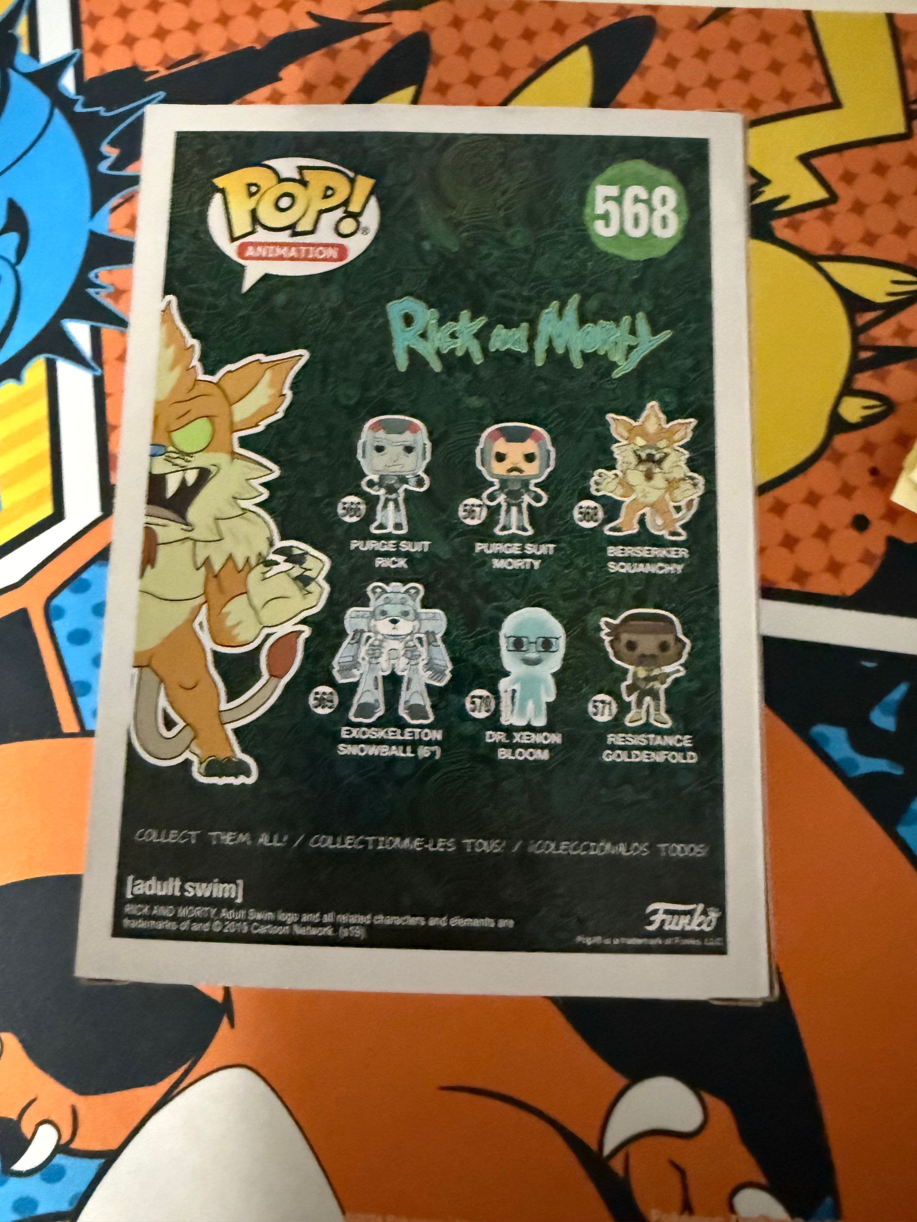 Berserker Squanchy Funko Pop - Rick and Morty