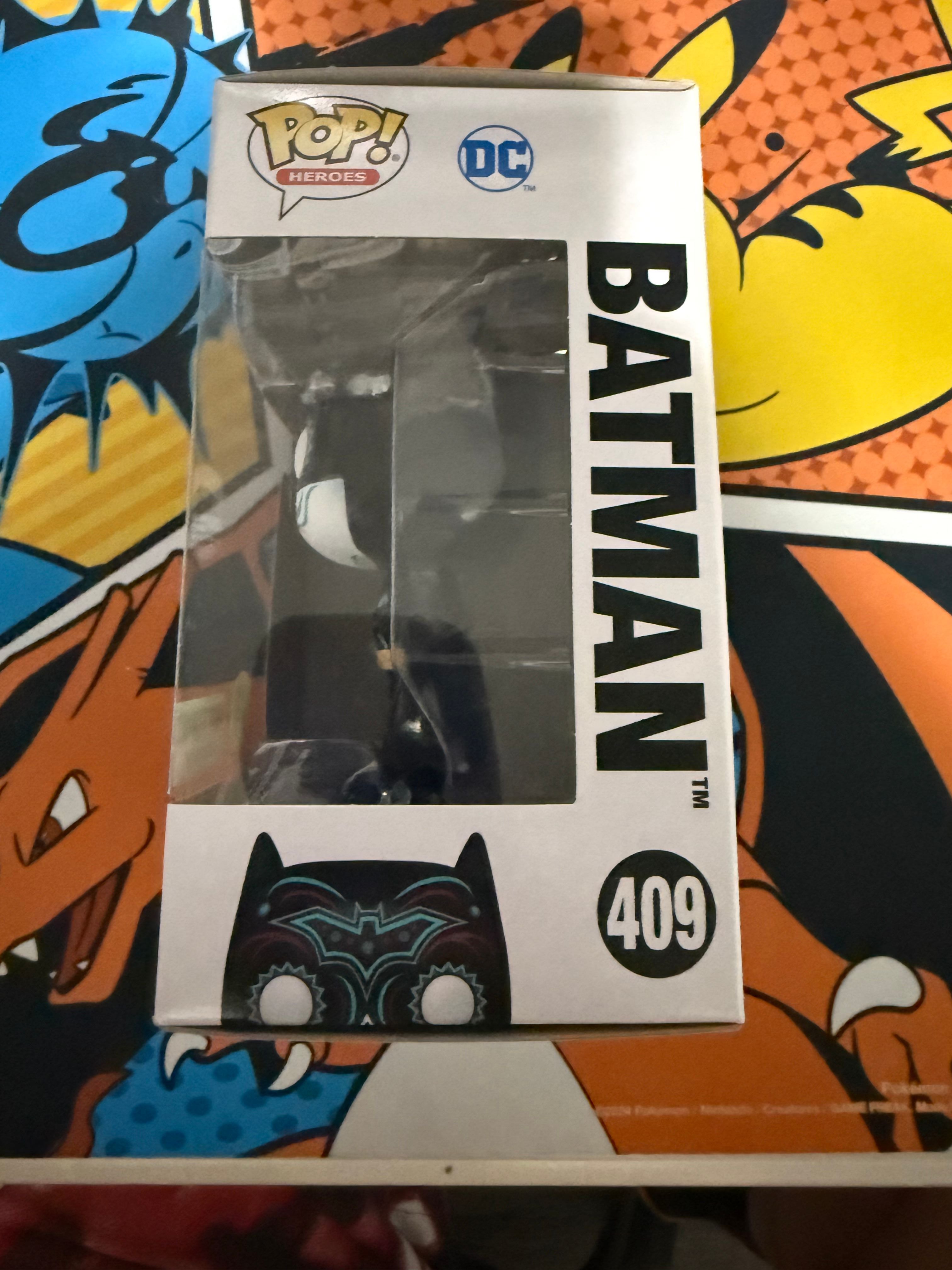 Batman Funko Pop - Dia de los Muertos GITD