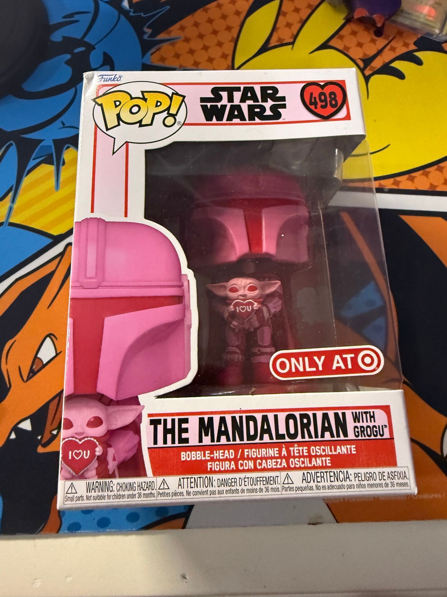 Valentine's Day Mandalorian Funko Pop (Damaged Box)