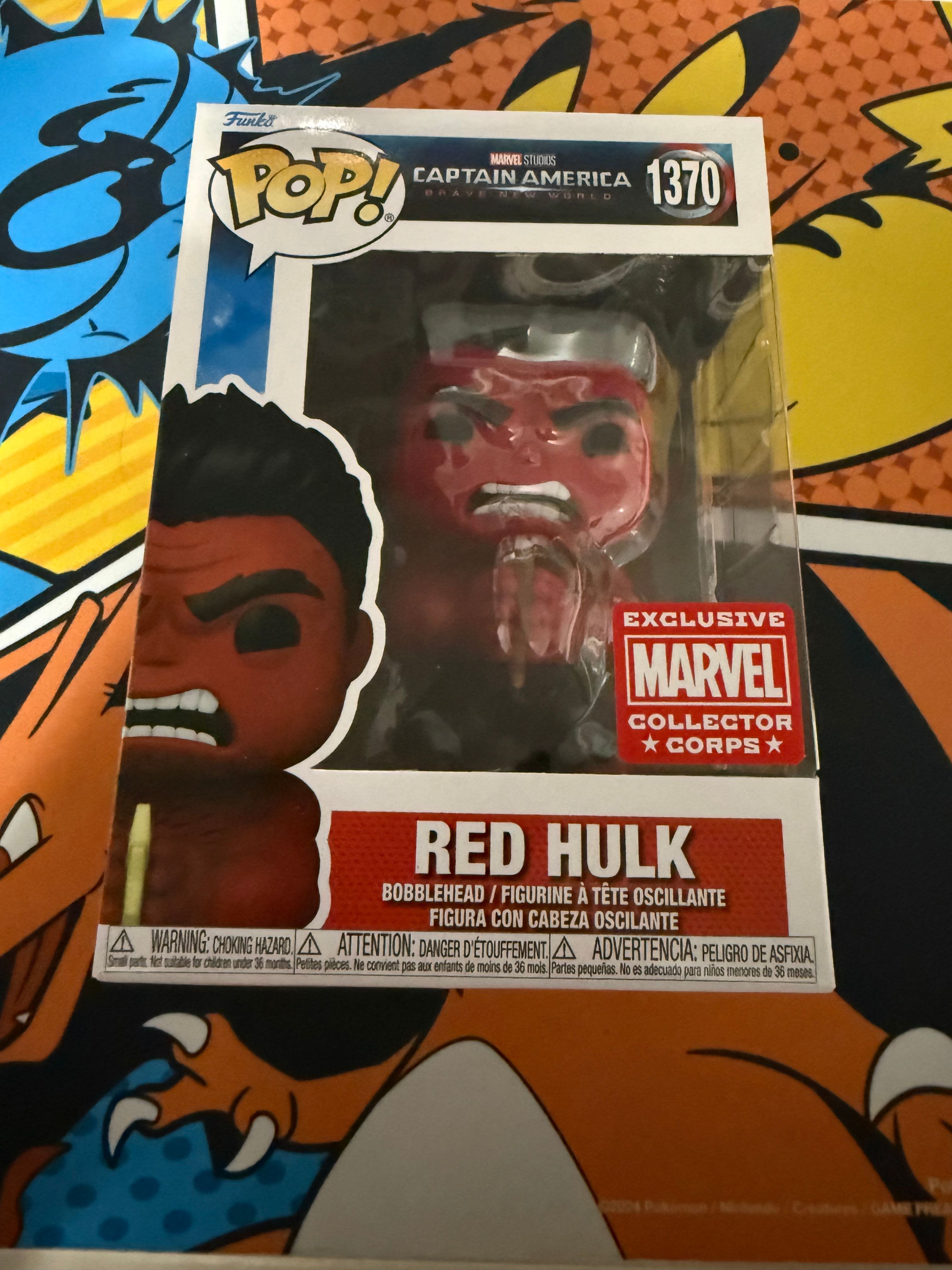 Red Hulk Funko Pop - Captain America Brave New World