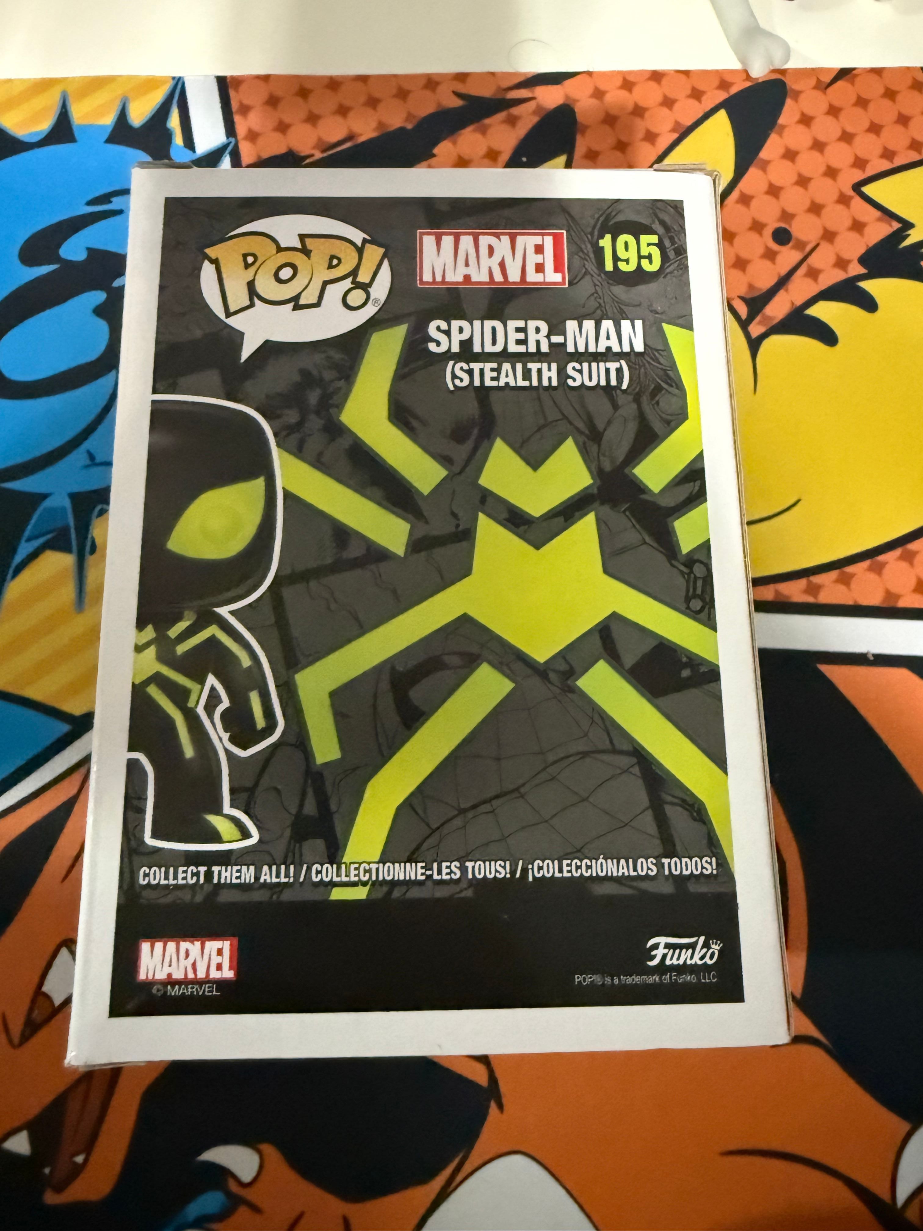 Spider-Man Stealth Suit Funko Pop