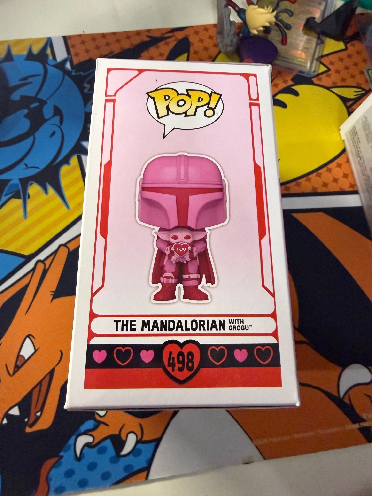 Valentine's Day Mandalorian Funko Pop (Damaged Box)