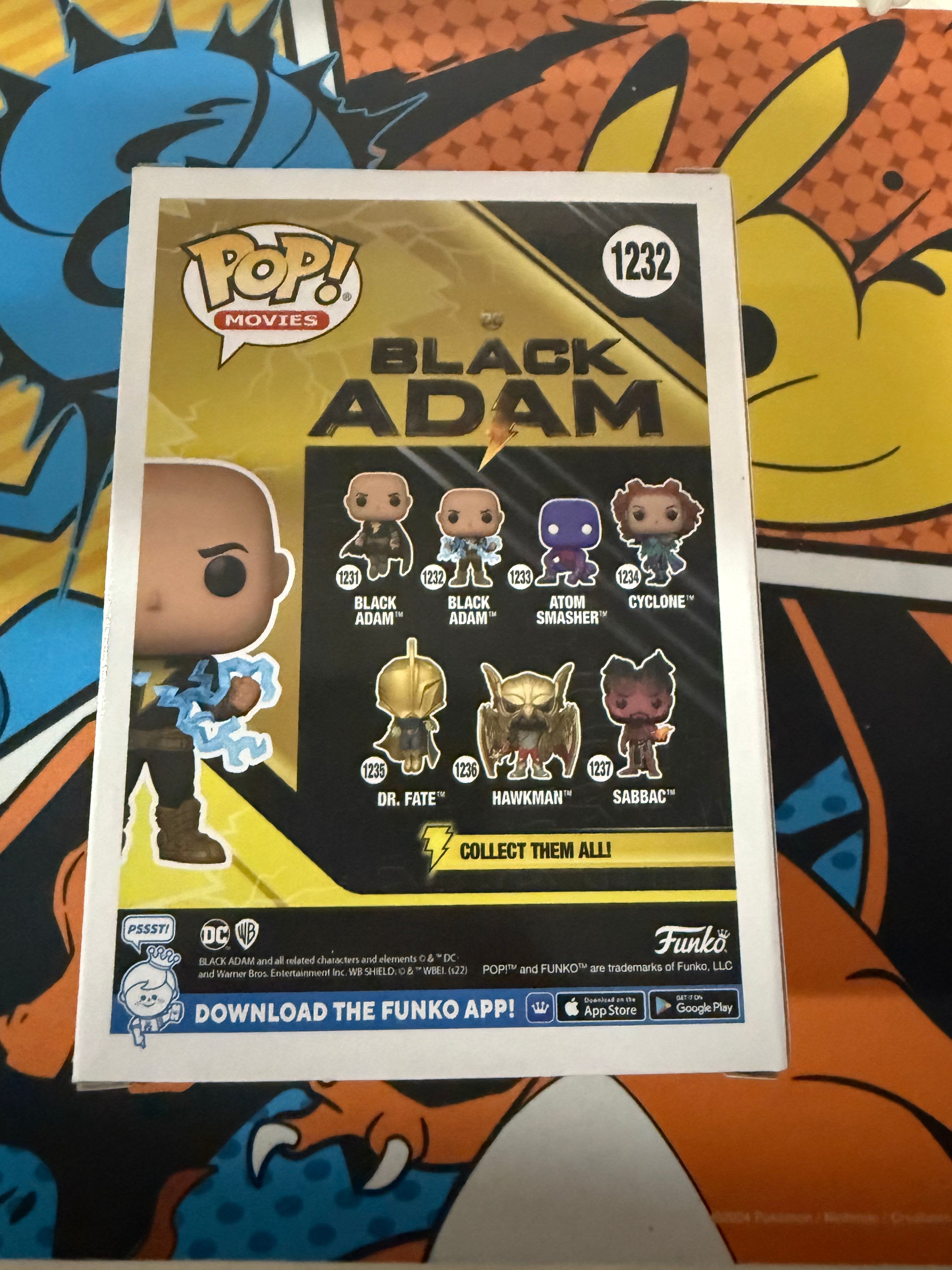 Black Adam Funko Pop - Glow Chase