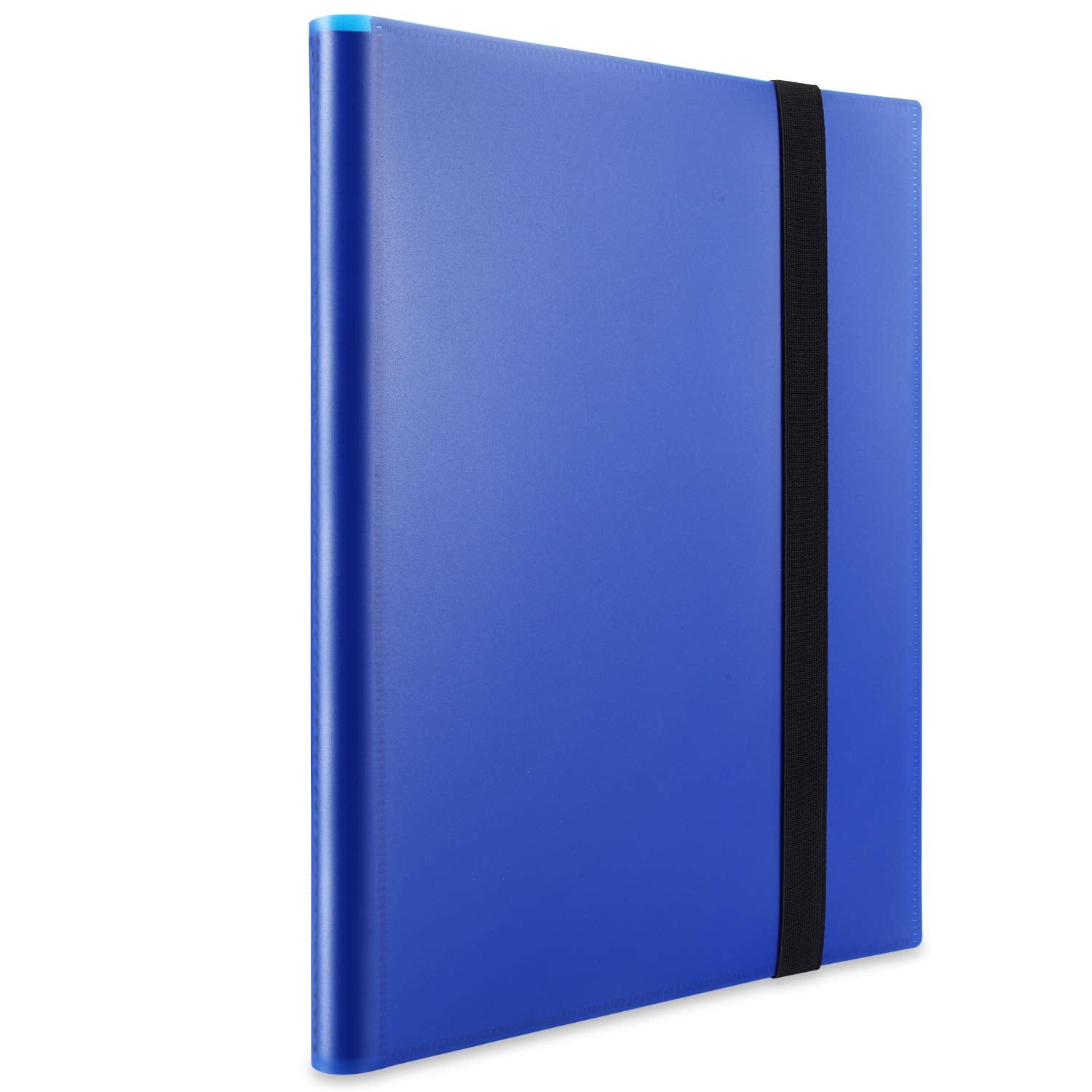 Trading Card Album Holder 360 Pockets AITIME Side Loading PP Pockets Sleeves Cards and Coupons Protector Storage Book (Blue)
