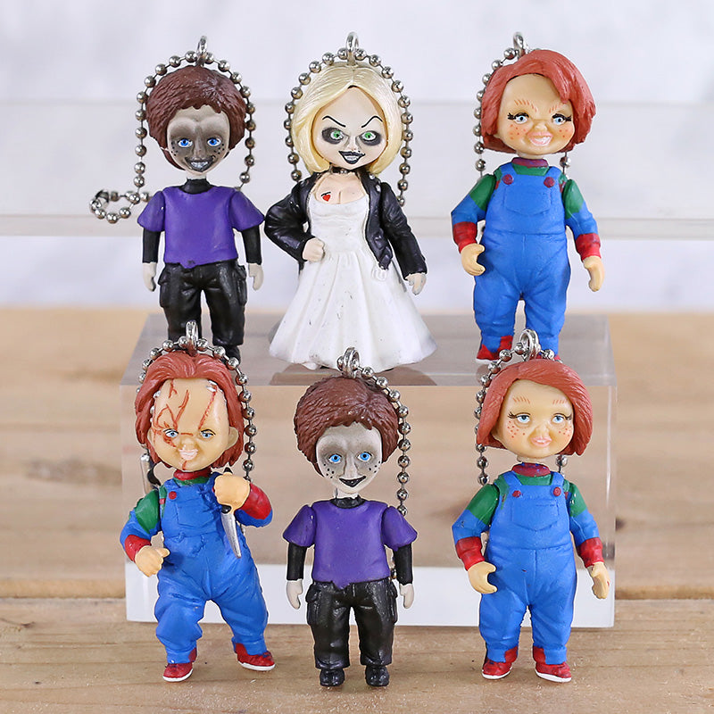 Chucky Keychain Figure and Doll Collectible Charm